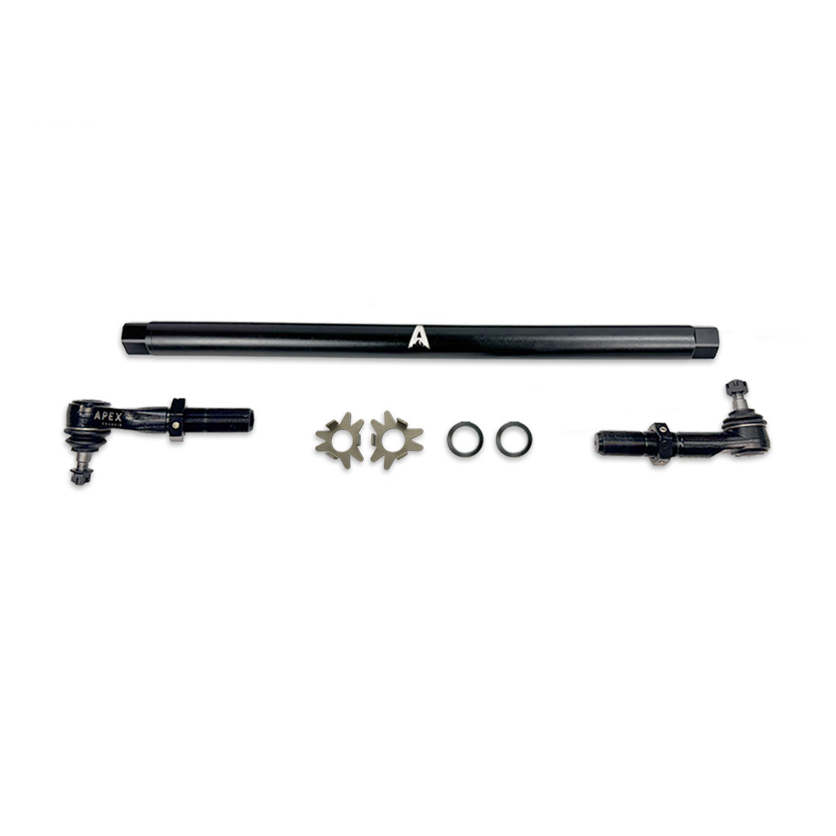 KIT382-STL-JJSP Heavy Duty DOM Steel Drag Link Assembly Fits: 03-13 RAM 2500/3500 Apex Chassis - Image 1