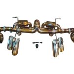 2015-2020 Lamborghini LP-580, LP-610 Huracan 5.2L Valved Catback Exhaust System , Grade 5 Titanium Reuses OEM Tips Valvetronic Designs