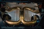 ⁦2018-2021 Lamborghini Aventador SVJ 6.5L F1 Catback Exhaust, T304 Stainless Steel Finished in Anodized Gold, Bespoke OEM Style Valvetronic Tips Valvetronic Designs⁩ - الصورة ⁦4⁩