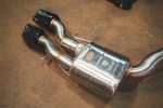⁦2011-2018 Mercedes-AMG CLS 63 4.0L, Catback T304 Stainless Steel Black Bespoke OEM Style Valvetronic Tips Valvetronic Designs⁩ - الصورة ⁦4⁩