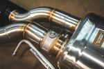 ⁦2011-2018 Mercedes-AMG CLS 63 4.0L, Catback T304 Stainless Steel Black Bespoke OEM Style Valvetronic Tips Valvetronic Designs⁩ - الصورة ⁦5⁩