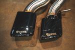 ⁦2011-2018 Mercedes-AMG CLS 63 4.0L, Catback T304 Stainless Steel Black Bespoke OEM Style Valvetronic Tips Valvetronic Designs⁩ - الصورة ⁦6⁩