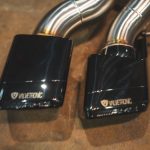 2011-2018 Mercedes-AMG CLS 63 4.0L, Catback T304 Stainless Steel Black Bespoke OEM Style Valvetronic Tips Valvetronic Designs