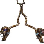 2007-2015 Mercedes W213 E 63 4.0L, Catback Grade 5 Titanium Bespoke OEM Style Valvetronic Tips Valvetronic Designs