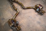 2007-2015 Mercedes W213 E 63 4.0L, Catback Grade 5 Titanium Bespoke OEM Style Valvetronic Tips Valvetronic Designs - Image 2