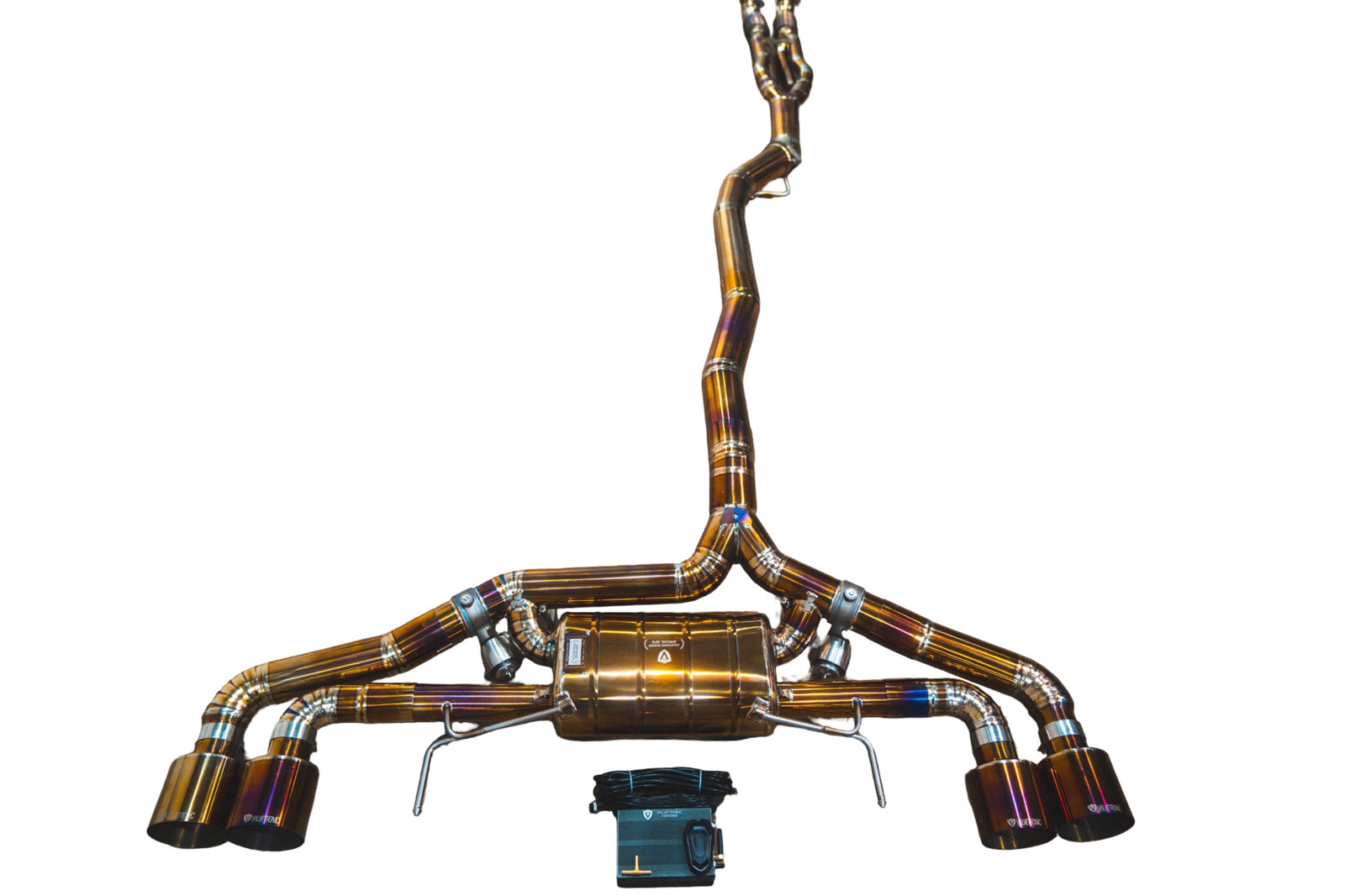 NIS.GTR.R35.VSES.TI.TIBRT-JZYF 2008-2023 Nissan R35 GTR 3.9L, Catback Grade 5 Titanium Titanium 5.0 Inch Outlet Exhaust Tip Valvetronic Designs - Image 1