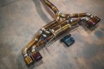 2008-2023 Nissan R35 GTR 3.9L, Catback Grade 5 Titanium Titanium 5.0 Inch Outlet Exhaust Tip Valvetronic Designs - Image 2