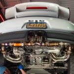 2016-2019 Porsche 991 GT3,GT3RS 3.8,4.0L, Catback T304 Stainless Steel 4.0 Inch Outlet Tips Valvetronic Designs