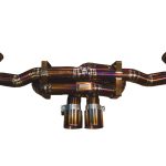 2020-2025 Porsche 992 911 GT3,GT3RS 4.0L, F1 Catback System , Grade 5 Titanium 4.0 Inch Outlet Tips Valvetronic Designs