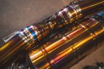 ⁦2019-2024 Porsche 992 911 Carrera,Turbo 3.8L, Catback Grade 5 Titanium Titanium  Reuses OEM Tips Valvetronic Designs⁩ - الصورة ⁦5⁩