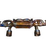2022-2025 Porsche 718 Cayman GT4RS 4.0L, Catback Grade 5 Titanium Titanium 4.0 Inch Outlet Tips Valvetronic Designs