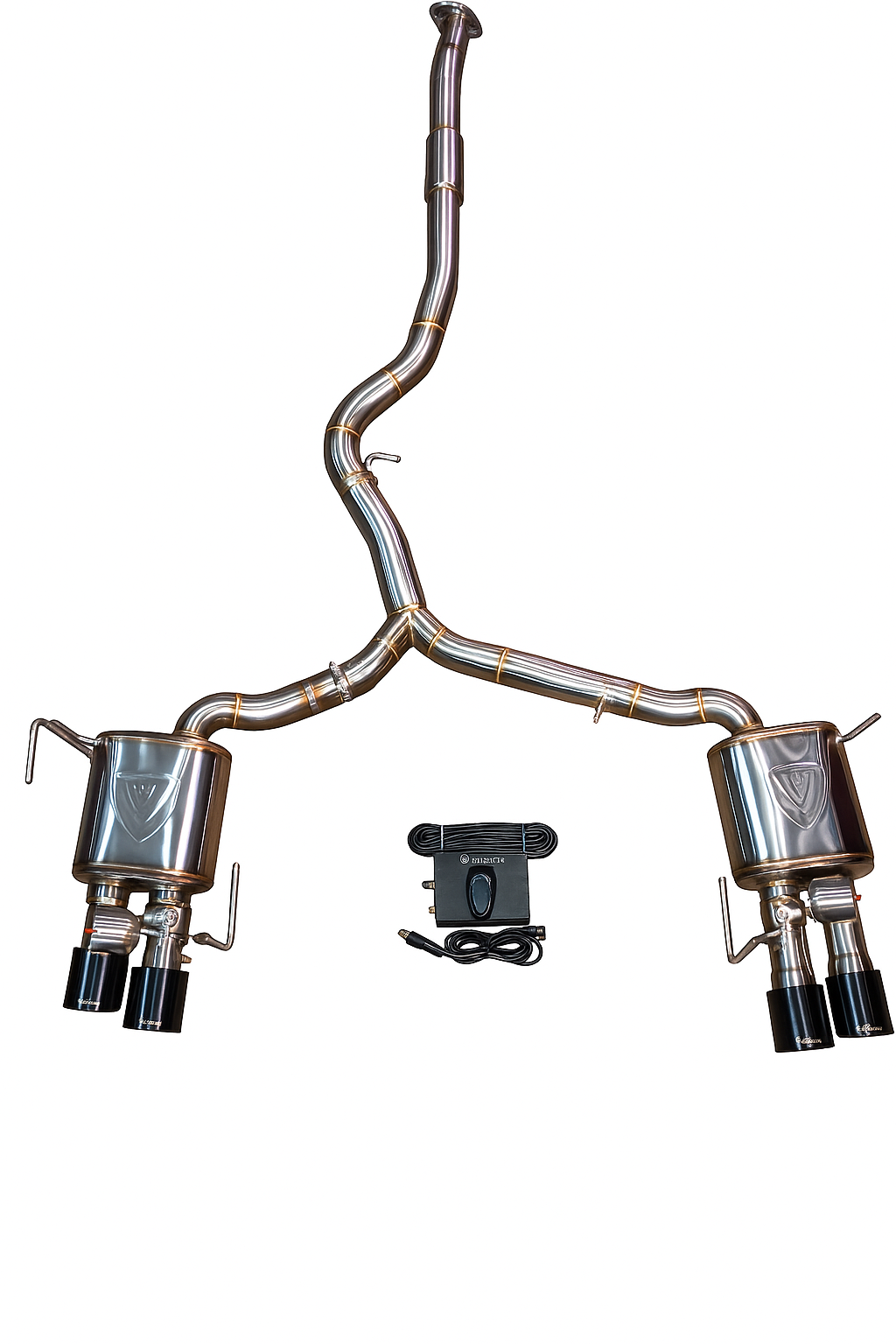 SUB.FA20.WRX.VSES.BR-JZYF 2015-2021 Subaru FA20 2.0L Catback T304 Stainless Steel 3.5 Inch Outlet Tips Valvetronic - Image 1