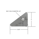 3/16 Inch Thick Link Tab  SDHQ Offroad