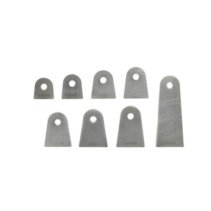 TAB-500016-JMKL 3/16 Inch Flat Tab 1/2 Inch Hole W/ 2 Inch Stand Off SDHQ Offroad - الصورة 1