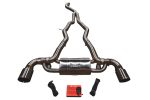 2020-2025 Toyota A90 Supra 3.0L, Catback T304 Stainless Steel Brushed 5.0 Inch Outlet Tips Valvetronic Designs