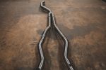 2020-2025 Toyota A90 Supra 3.0L, Catback T304 Stainless Steel Brushed 5.0 Inch Outlet Tips Valvetronic Designs - Image 4
