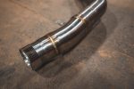 2020-2025 Toyota A90 Supra 3.0L, Catback T304 Stainless Steel Brushed 5.0 Inch Outlet Tips Valvetronic Designs - Image 5