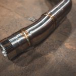 2020-2025 Toyota A90 Supra 3.0L, Catback T304 Stainless Steel Brushed 5.0 Inch Outlet Tips Valvetronic Designs