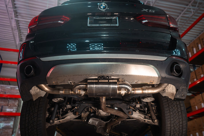UVM.76MM.X2_1-JZYF Universal Muffler Kit, Single Inlet Single Outlet, 76MM 3.0 Inch 2 Mufflers Valvetronic Designs - Image 1