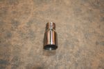 ⁦Universal Exhaust Tips 2.5 Inch T304 Brushed Valvetronic Designs⁩ - الصورة ⁦2⁩