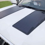 ⁦Toyota Land Cruiser Prado(with scoop) Lensun 90W(2x45W) Car Hood/Bonnet Solar Panel⁩ - الصورة ⁦3⁩