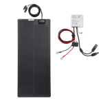 ⁦Jeep Wrangler JL/Gladiator JT Rubicon Lensun 50W Hood Solar Panel⁩ - الصورة ⁦3⁩