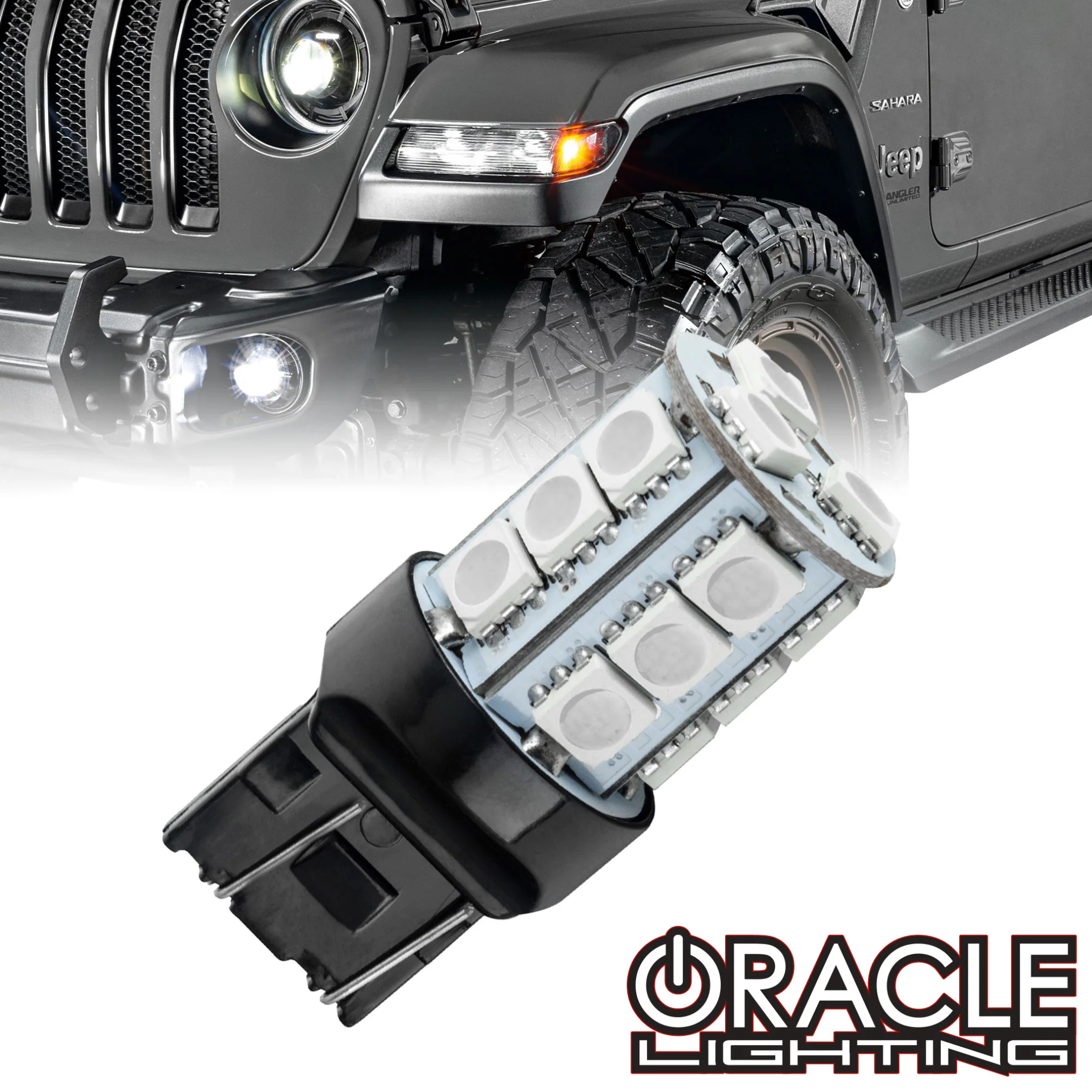 85521bfe-b9e7-459a-8ee3-995fdfe73f7a.png ORACLE 2018-2022 JEEP WRANGLER JL SAHARA & RUBICON FRONT TURN SIGNAL BULB (SINGLE) - الصورة 1
