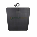 ⁦Chevy/Chevrolet Avalanche 1st & 2nd Gen (2001-2013) LensunSolar 100W 12V Hood Solar Panel⁩ - الصورة ⁦3⁩