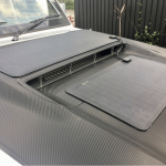 ⁦Toyota Land Cruiser 70 Series Lensun 60W(25W+35) Hood Solar Panel Charge Battery⁩ - الصورة ⁦2⁩