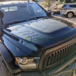 ⁦Dodge Ram HD 4th Gen (2010-2018) 2500 3500 LensunSolar 80W Hood Solar Panel⁩ - الصورة ⁦2⁩