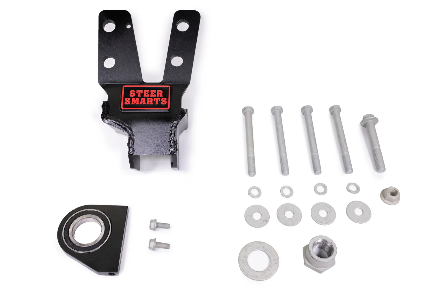 d7a9326e-501f-42e9-b551-4d00d58dd53e.webp YETI XD™ 2018-2020 JL/JT Sector Shaft Brace With Frame Side Track Bar Reinforcement Bracket - ALUMINUM STEERING BOX ONLY (Part# 79041002) - الصورة 1