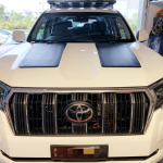 Toyota Land Cruiser Prado(with scoop) Lensun 90W(2x45W) Car Hood/Bonnet Solar Panel
