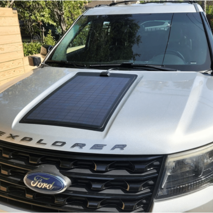 Ford Explorer (2016-Present) LensunSolar 50W Hood Solar Panel