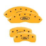 Set Of 4 Caliper Covers Engraved Front And Rear Oval Logo Ford 2014-2017 Ford Transit Connect MGP Caliper Covers - Image 3