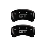 Rear Set 2 Caliper Covers Engraved Rear S197 Gt 2005-2014 Ford Mustang MGP Caliper Covers