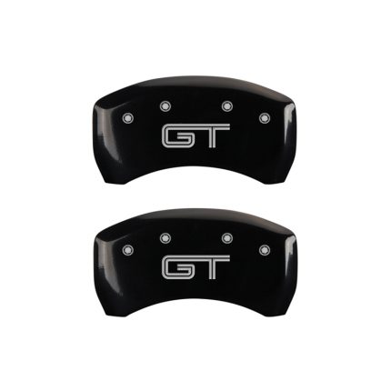 Rear Set 2 Caliper Covers Engraved Rear S197 Gt 2005-2014 Ford Mustang MGP Caliper Covers