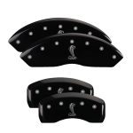 Set Of 4 Caliper Covers Engraved Front And Rear Tiffany Snake 1997-2004 Ford Mustang MGP Caliper Covers