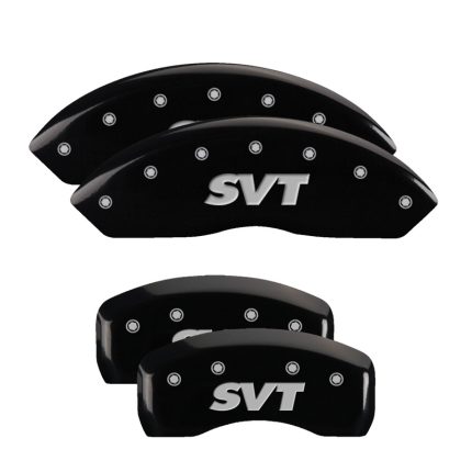 Set Of 4 Caliper Covers Engraved Front And Rear Svt 1997-2004 Ford Mustang MGP Caliper Covers
