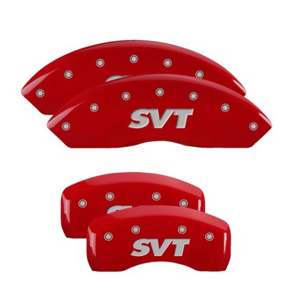 Set Of 4 Caliper Covers Engraved Front And Rear Svt 1997-2004 Ford Mustang MGP Caliper Covers