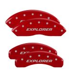 Set Of 4 Caliper Covers Engraved Front And Rear Explorer 2006-2010 Ford Explorer 16 Inch Wheel MGP Caliper Covers - Image 2