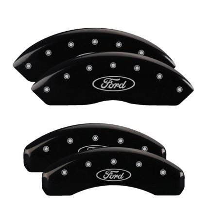 Set Of 4 Caliper Covers Engraved Front And Rear Oval Logo Ford 2006-2010 Ford Explorer MGP Caliper Covers