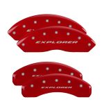 ⁦Set Of 4 Caliper Covers Engraved Front And Rear Explorer 2006-2010 Ford Explorer 16 inches⁩ - الصورة ⁦2⁩