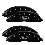 Set Of 4 Caliper Covers Engraved Front And Rear Oval Logo Ford 2005-2007 Ford F-250 MGP Caliper Covers