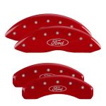 Set Of 4 Caliper Covers Engraved Front And Rear Oval Logo Ford 2010-2011 Ford F-150 18 inches - Image 2