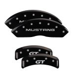 Set Of 4 Caliper Covers Engraved Front Mustang Engraved Rear Sn95 Gt 1999-2004 Ford Mustang MGP Caliper Covers