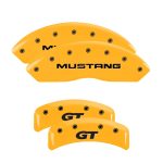 Set Of 4 Caliper Covers Engraved Front Mustang Engraved Rear Sn95 Gt 1999-2004 Ford Mustang MGP Caliper Covers - Image 3