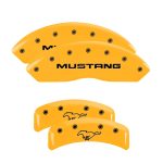 Set Of 4 Caliper Covers Engraved Front Mustang Engraved Rear Pony 1999-2004 Ford Mustang MGP Caliper Covers - Image 3