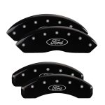 Set Of 4 Caliper Covers Engraved Front And Rear Oval Logo Ford 2011-2014 Ford Edge MGP Caliper Covers