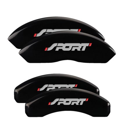 Set Of 4 Caliper Covers Engraved Front And Rear No Bolts Sport 2011-2014 Ford Edge MGP Caliper Covers