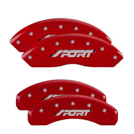 Set Of 4 Caliper Covers Engraved Front And Rear Sport 2011-2014 Ford Edge MGP Caliper Covers